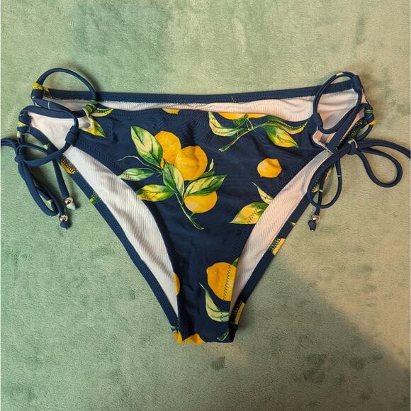 CUPSHE Lemon Hip Tie Bikini Bottom Women's M - Picture 3 of 4
